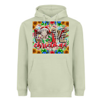 Matcha Love Christmas cow Heavyweight Hoodie - CowhideDigitalArt