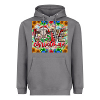 Storm Love Christmas cow Heavyweight Hoodie - CowhideDigitalArt