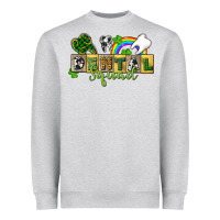 Heather Grey Dental squad Heavyweight Sweatshirt - CowGirlArtShop