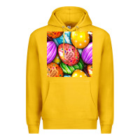 Lemon Happy Easter Eggs Seamless Pattern Premium Hoodie - BundleAndBundleShop