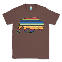 Chestnut Aztec Bison Silhouette Classic Tee - Bettercallsaul