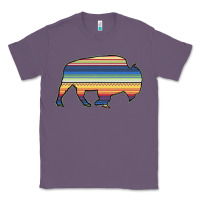 Lavender Aztec Bison Silhouette Classic Tee - Bettercallsaul