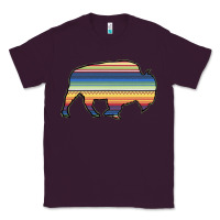 Plum Aztec Bison Silhouette Classic Tee - Bettercallsaul