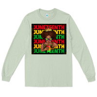 Matcha juneteenth cute kid Long Sleeve Tee - TumblerDesignByShophia