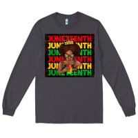 Smoke juneteenth cute kid Long Sleeve Tee - TumblerDesignByShophia