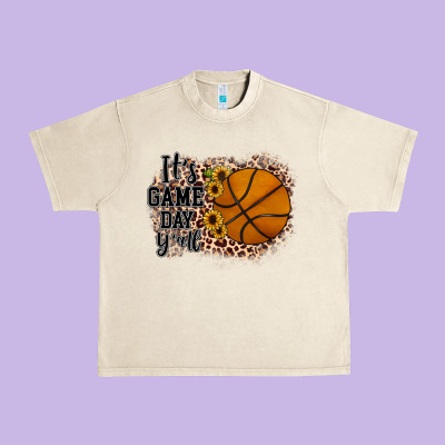 It's Game Day Y'all Basketball Urban Heavy Tee Designed By Jahusdesignshop