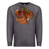 Charcoal Heather happy fall texas Premium Sweatshirt - CowhideDigitalArt
