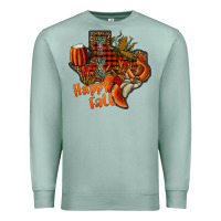 Seafoam happy fall texas Premium Sweatshirt - CowhideDigitalArt
