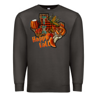 Smoke happy fall texas Premium Sweatshirt - CowhideDigitalArt