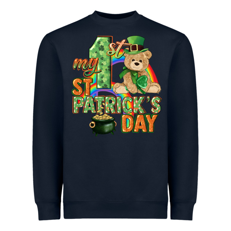 My First St. Patrick's Day Heavyweight Sweatshirt by CowGirlArtShop | Teevron