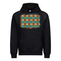 Black autism awareness background Urban Hoodie - Artiststas