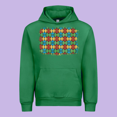 Autism Awareness Background Urban Hoodie Designed By Artiststas