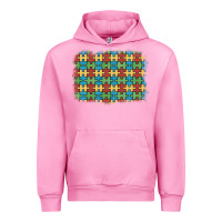 Fuchsia Pink autism awareness background Urban Hoodie - Artiststas