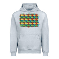 Heather Grey autism awareness background Urban Hoodie - Artiststas