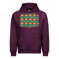 Mauve Wine autism awareness background Urban Hoodie - Artiststas
