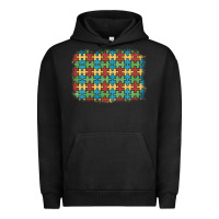 Pigment Black autism awareness background Urban Hoodie - Artiststas