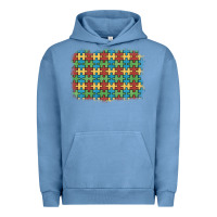 Pigment Pebble Blue autism awareness background Urban Hoodie - Artiststas