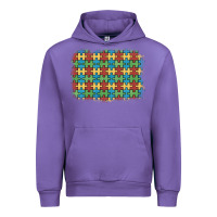 Tulip autism awareness background Urban Hoodie - Artiststas