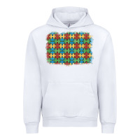 White autism awareness background Urban Hoodie - Artiststas