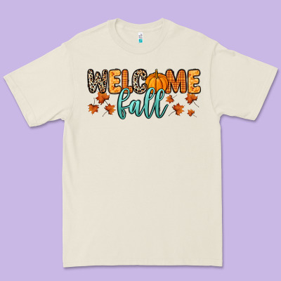 Welcome Fall Premium Tee Designed By Ranaportraitstore