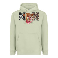 Matcha mom cow Heavyweight Hoodie - CowhideDigitalArt