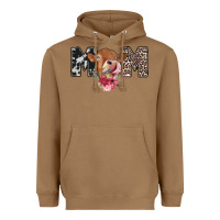 Toasted Coconut mom cow Heavyweight Hoodie - CowhideDigitalArt