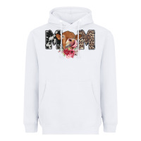 White mom cow Heavyweight Hoodie - CowhideDigitalArt