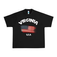 Black VIRGINIA U.S.A Urban Heavy Tee - Bettercallsaul