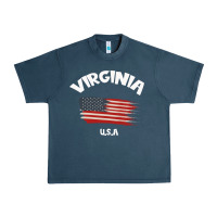 Midnight Navy VIRGINIA U.S.A Urban Heavy Tee - Bettercallsaul