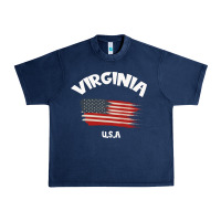 Navy VIRGINIA U.S.A Urban Heavy Tee - Bettercallsaul