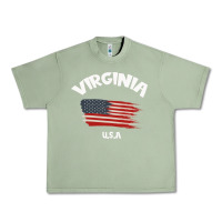 Oil Green VIRGINIA U.S.A Urban Heavy Tee - Bettercallsaul