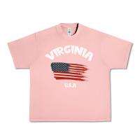 Salmon VIRGINIA U.S.A Urban Heavy Tee - Bettercallsaul