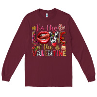 For The Love Of The Valentine Long Sleeve Tee | Teevron