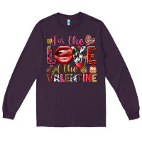 Plum For the love of the Valentine Long Sleeve Tee - HowdyJamesFarm