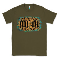 Army Green Leopard Patterned Mini Tried Classic Tee - Bettercallsaul