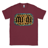 Burgundy Leopard Patterned Mini Tried Classic Tee - Bettercallsaul