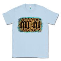 Dusty Blue Leopard Patterned Mini Tried Classic Tee - Bettercallsaul