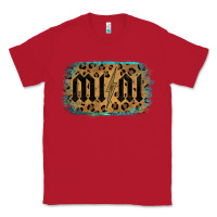 Red Leopard Patterned Mini Tried Classic Tee - Bettercallsaul