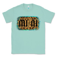Seafoam Leopard Patterned Mini Tried Classic Tee - Bettercallsaul