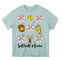 Arona softball coquette bow Heavy Core Tee - JahusDesignShop