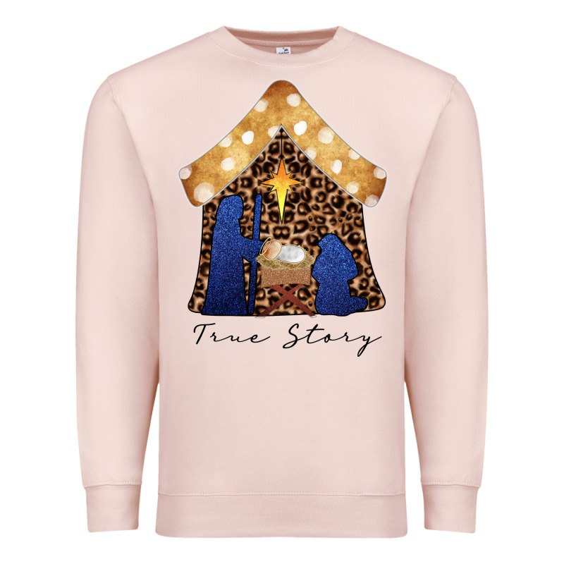 True Story Black Premium Sweatshirt by CowhideDigitalArt | Teevron