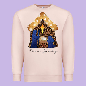 True Story Black Premium Sweatshirt Designed By Cowhidedigitalart