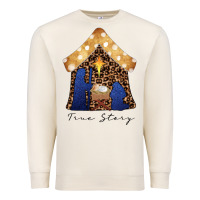 Sandshell True Story Black Premium Sweatshirt - CowhideDigitalArt