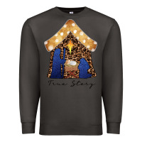 Smoke True Story Black Premium Sweatshirt - CowhideDigitalArt