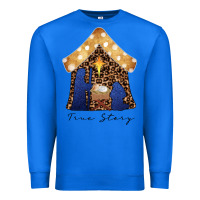 True Royal True Story Black Premium Sweatshirt - CowhideDigitalArt