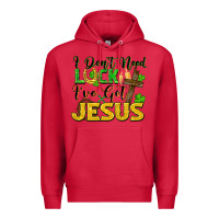 Cardinal I don't need luck i've got Jesus st. patricks day Premium Hoodie - FaDigitalArtStudio