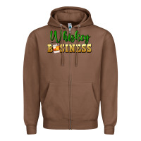 Chestnut whiskey business Zipper Hoodie - FaDigitalArtStudio