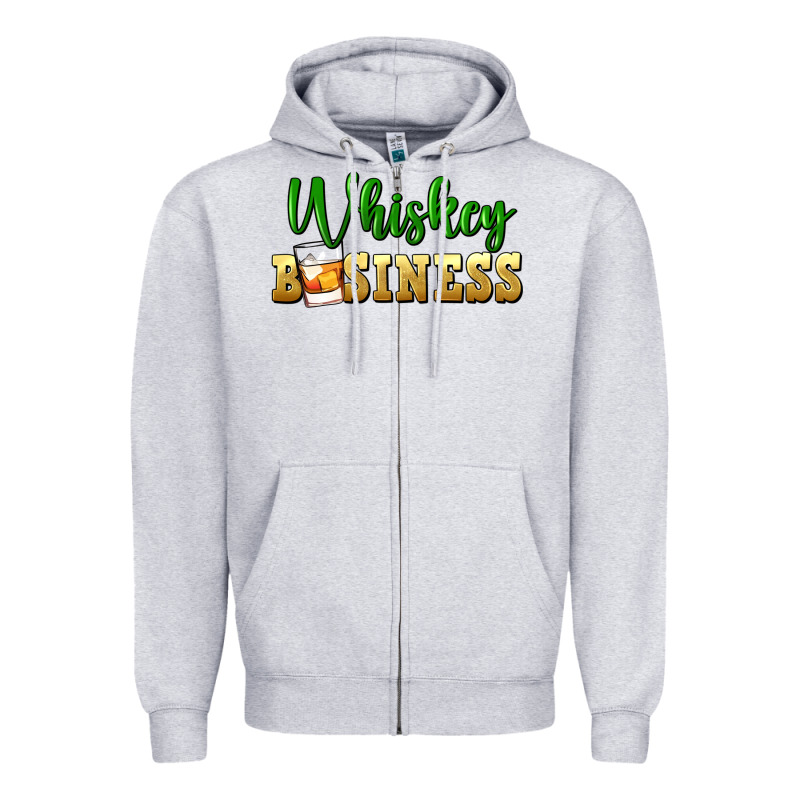 Whiskey Business Zipper Hoodie by FaDigitalArtStudio | Teevron