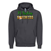 Smoke whiskey business Zipper Hoodie - FaDigitalArtStudio