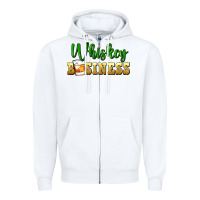 White whiskey business Zipper Hoodie - FaDigitalArtStudio